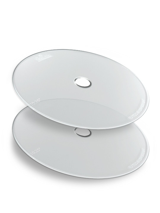 Ganachng Plate Round Acrylc Ganache Board Dsc - Cake Decoratng